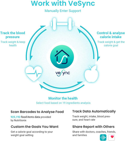 Bathroom Scale for Body Weight, Highly Accurate Digital Electronic Weighing Machine for People, LCD Display, Large Size, 6Mm Tempered Glass for Safe Home Use, Batteries Included, 400 Lbs